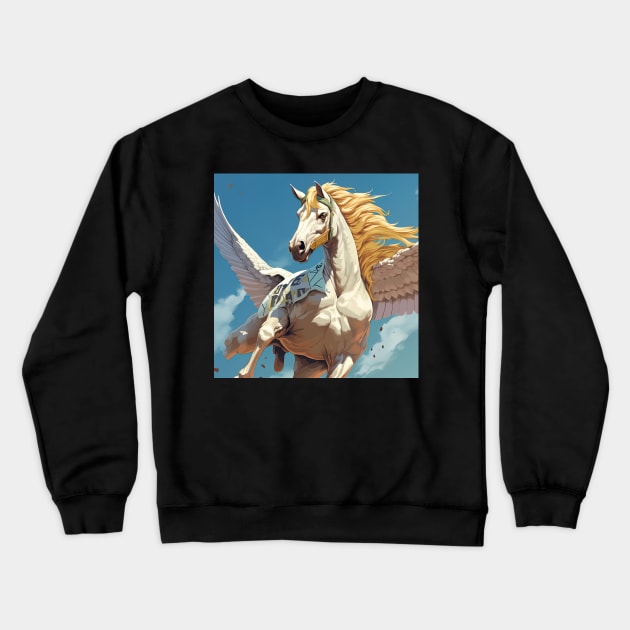 Pegasus Crewneck Sweatshirt by ComicsFactory